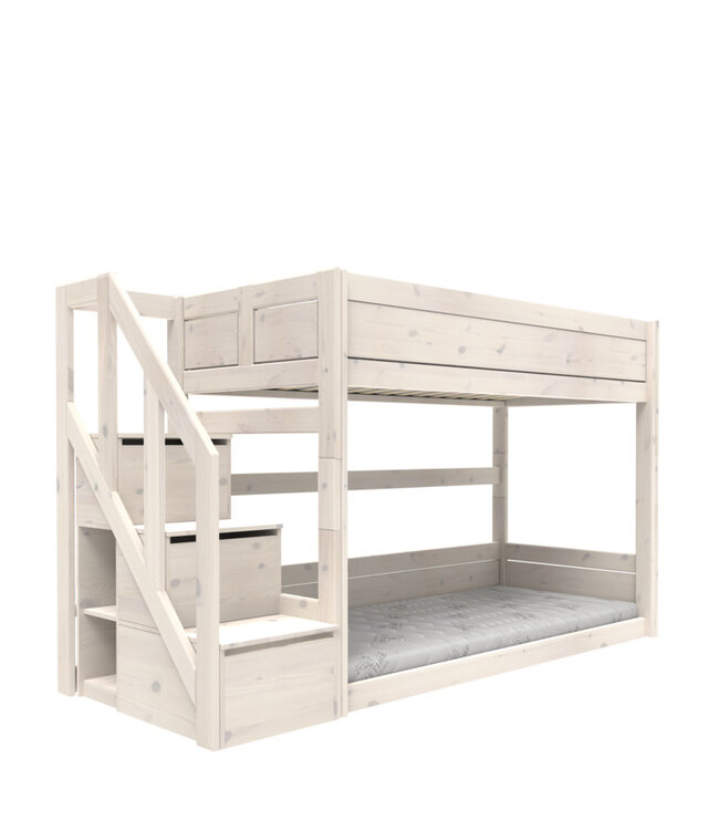 Lifetime laag stapelbed met trapkast