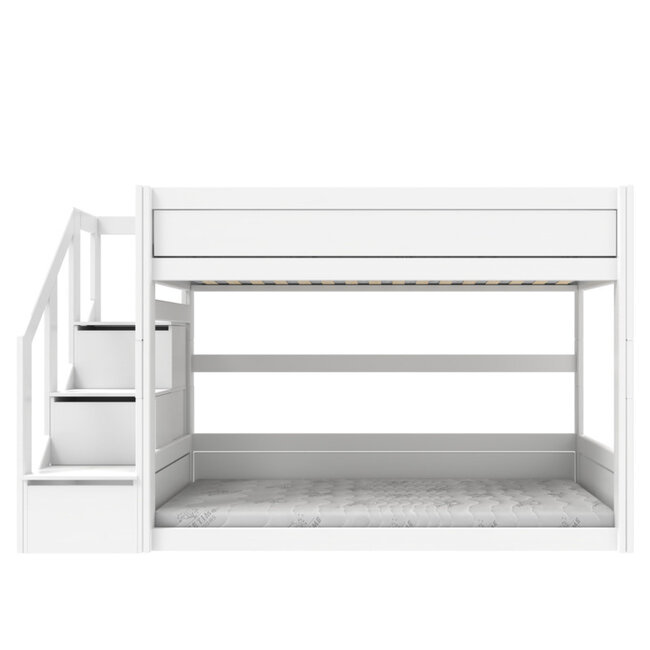 Lifetime laag stapelbed met trapkast