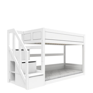 Lifetime laag stapelbed met trapkast