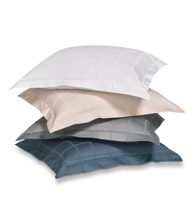 Vandyck home 78 check white Dekbedovertrek