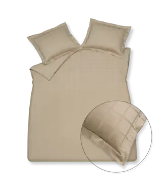 Vandyck Vandyck home 78 check stone Dekbedovertrek