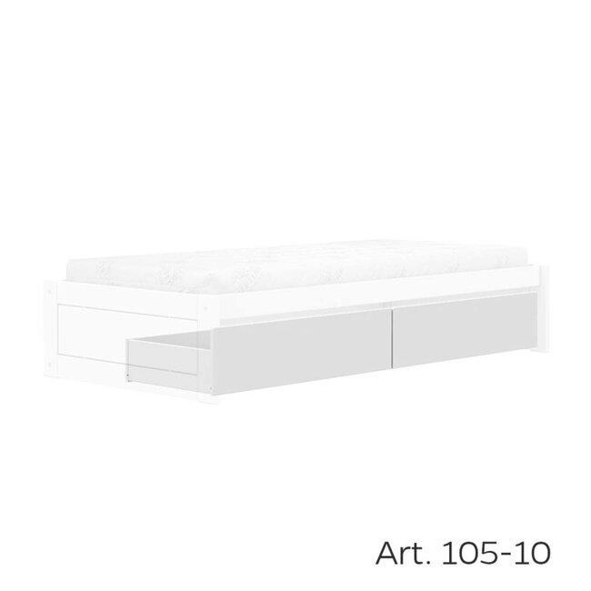 Lifetime 2 bed laden voor montessoribed