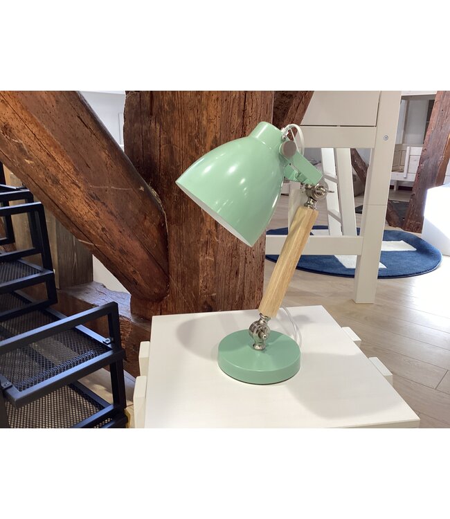 Lifetime bureaulamp hout / metaal - mint