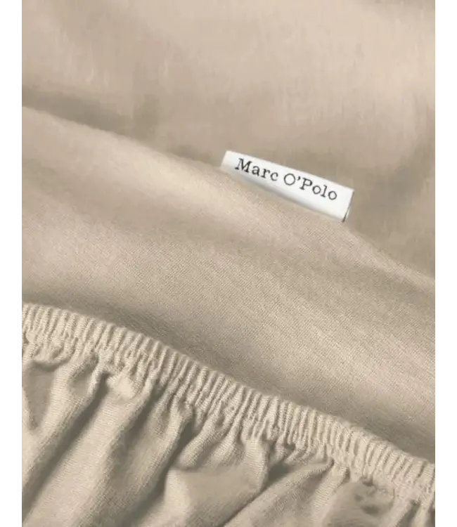 Marc O'Polo Premium Organic Jersey Hoeslaken Dark Sand