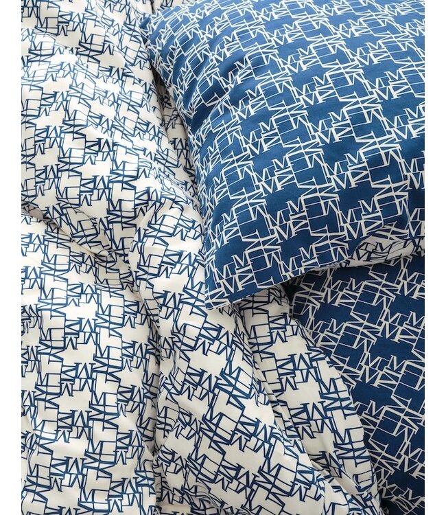 Marc O'Polo Monogram Dekbedovertrek Space blue