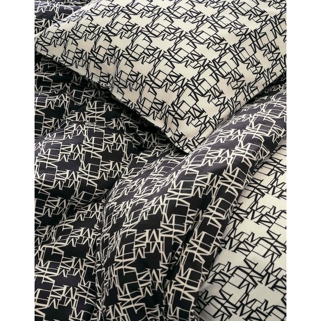 Marc O'Polo Monogram Dekbedovertrek Black