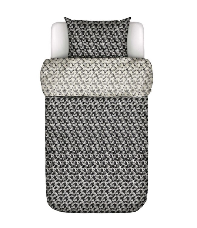 Marc O'Polo Monogram Dekbedovertrek Black