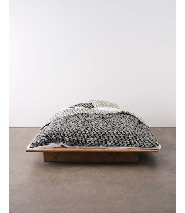 Marc O'Polo Monogram Dekbedovertrek Black