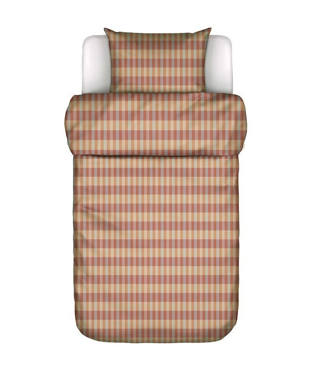 Marc O'Polo Hillan Dekbedovertrek Dark coral