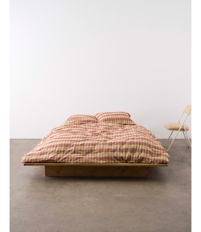 Marc O'Polo Hillan Dekbedovertrek Dark coral