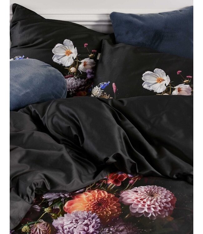 Essenza Bouquet Dekbedovertrek Anthracite