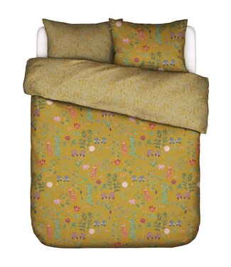 Essenza Essenza Marigold Dekbedovertrek Flower ochre