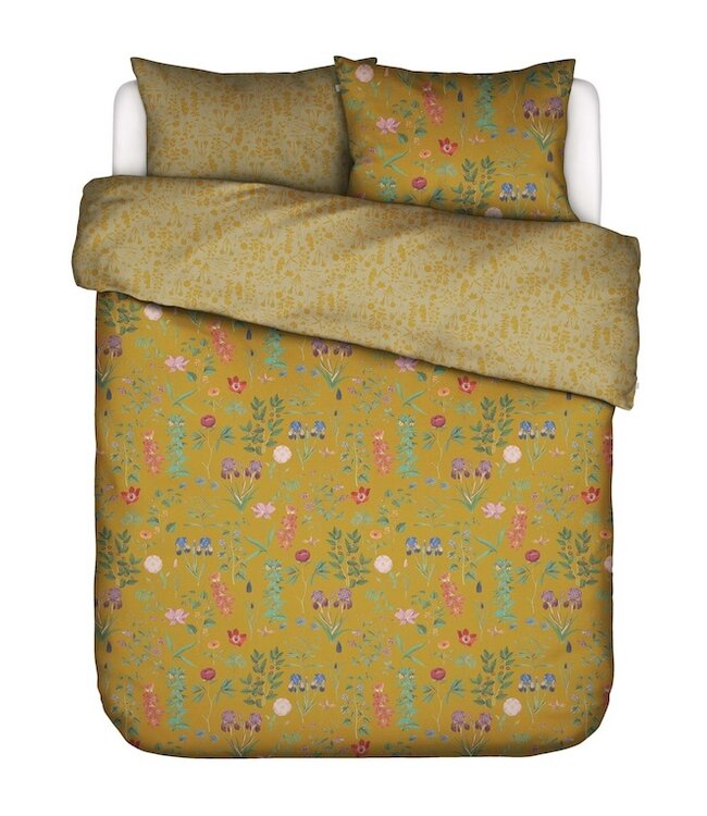 Essenza Marigold Dekbedovertrek Flower ochre