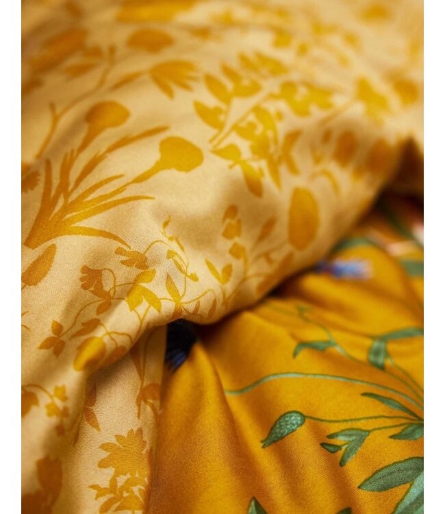 Essenza Marigold Dekbedovertrek Flower ochre
