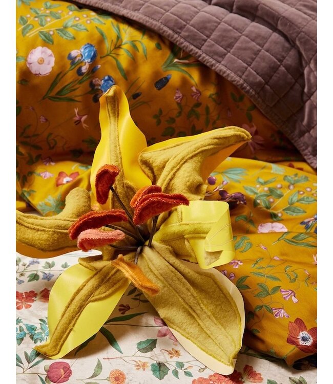 Essenza Marigold Dekbedovertrek Flower ochre