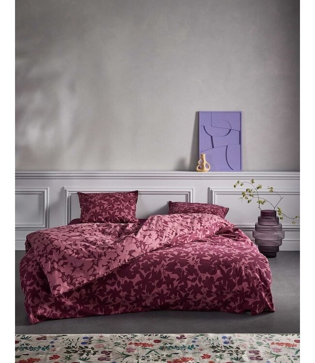 Essenza Imara Dekbedovertrek Burgundy