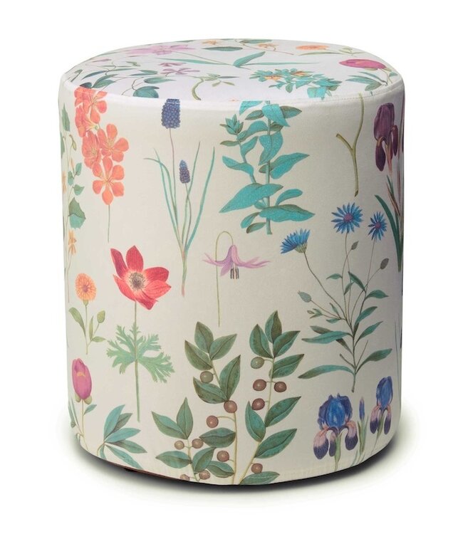 Essenza Marigold pouf Vanilla