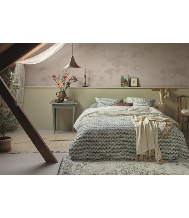 Ariadne at Home Mixed Groen dekbedovertrek