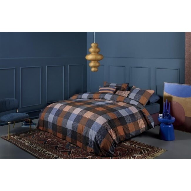 Beddinghouse Dekbedovertrek Beckett Blue