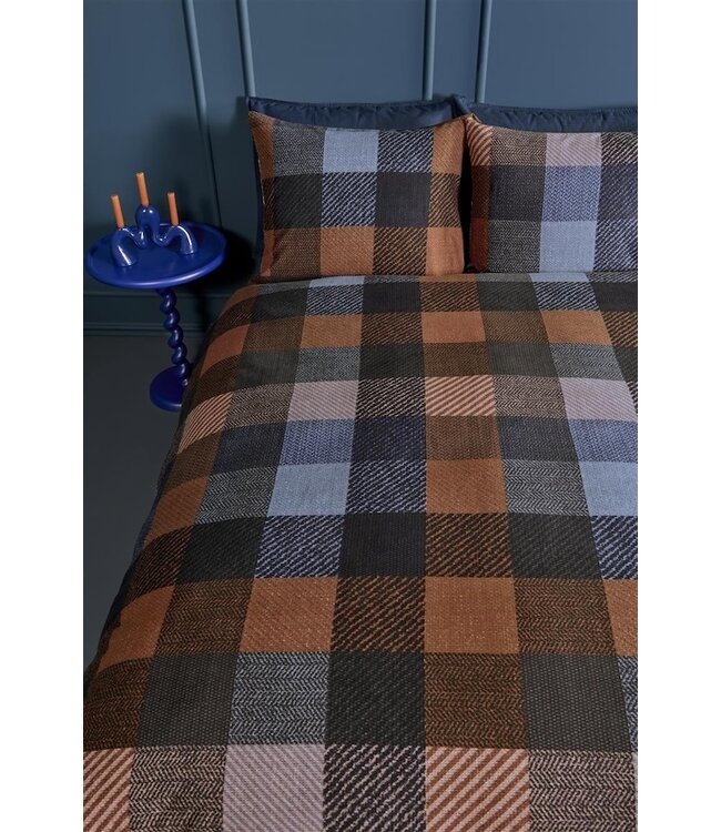 Beddinghouse Dekbedovertrek Beckett Blue