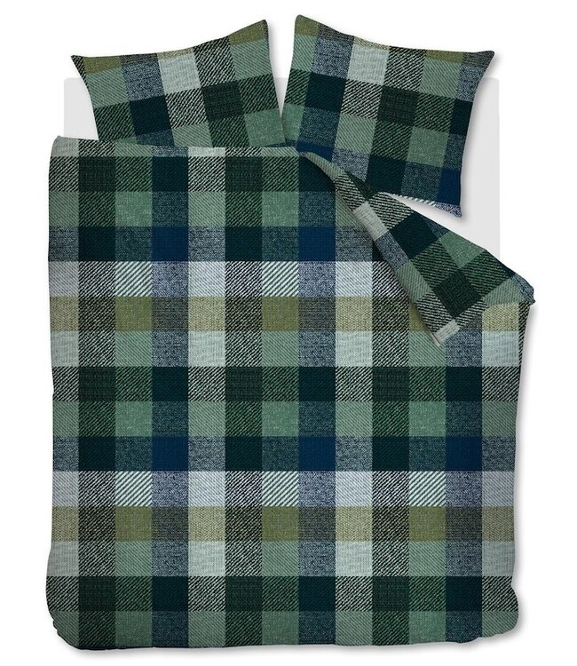 Beddinghouse Dekbedovertrek Beckett Blue Green