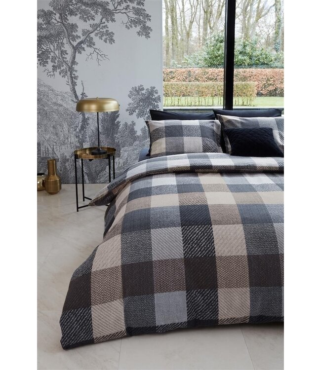 Beddinghouse Dekbedovertrek Beckett Grey