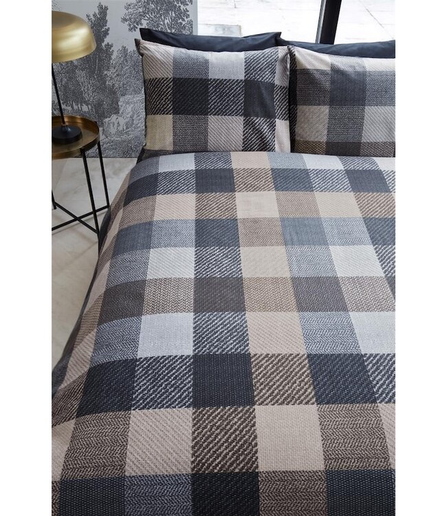 Beddinghouse Dekbedovertrek Beckett Grey