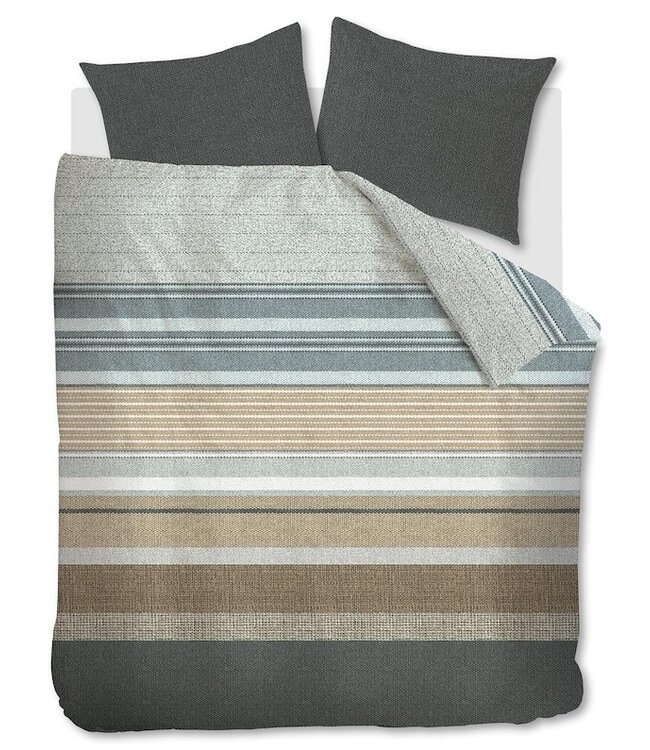 Beddinghouse Dekbedovertrek Lex Grey Green