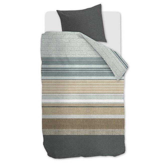 Beddinghouse Dekbedovertrek Lex Grey Green
