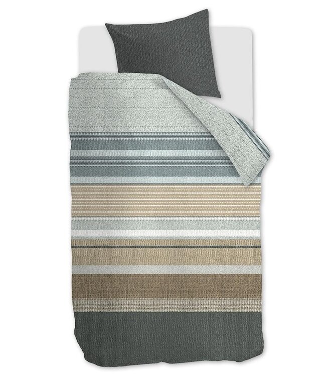 Beddinghouse Dekbedovertrek Lex Grey Green