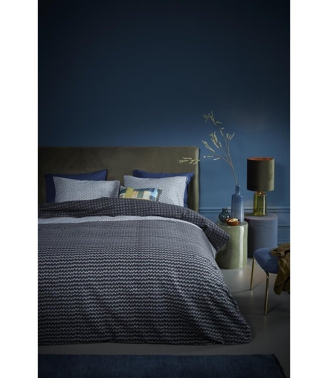 Beddinghouse Dekbedovertrek River Blue