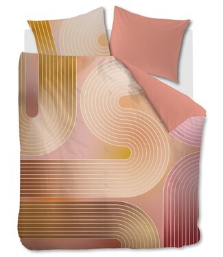 Beddinghouse Dutch Design Beddinghouse Dutch Design Curves Koraal dekbedovertrek
