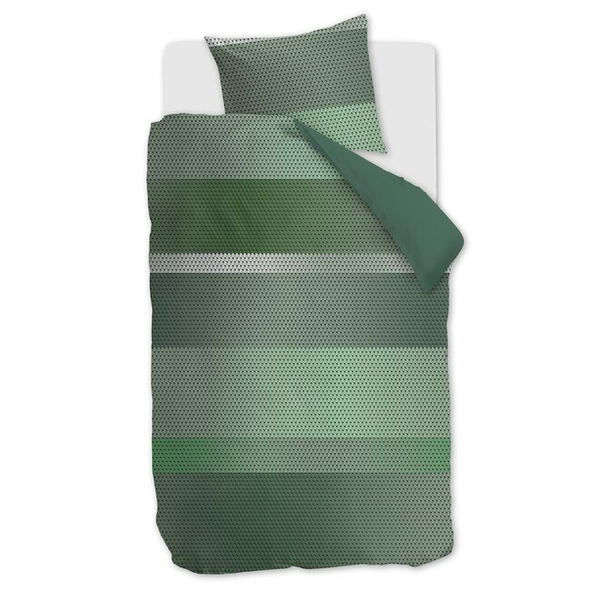 Beddinghouse Dutch Design Love song Groen dekbedovertrek