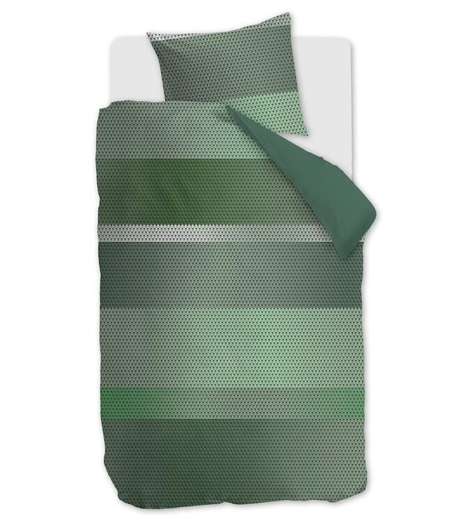 Beddinghouse Dutch Design Love song Groen dekbedovertrek