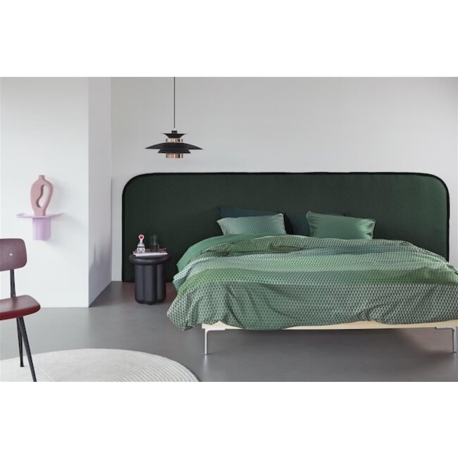 Beddinghouse Dutch Design Love song Groen dekbedovertrek