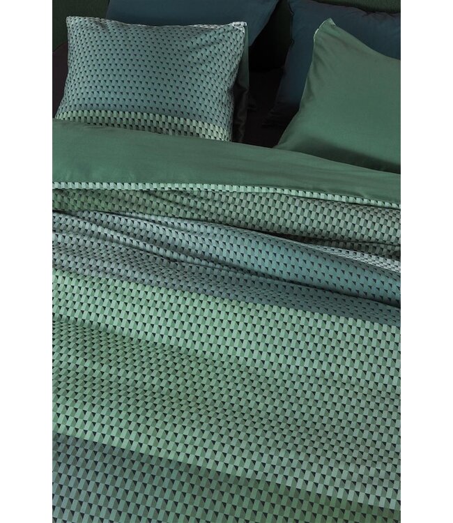 Beddinghouse Dutch Design Love song Groen dekbedovertrek