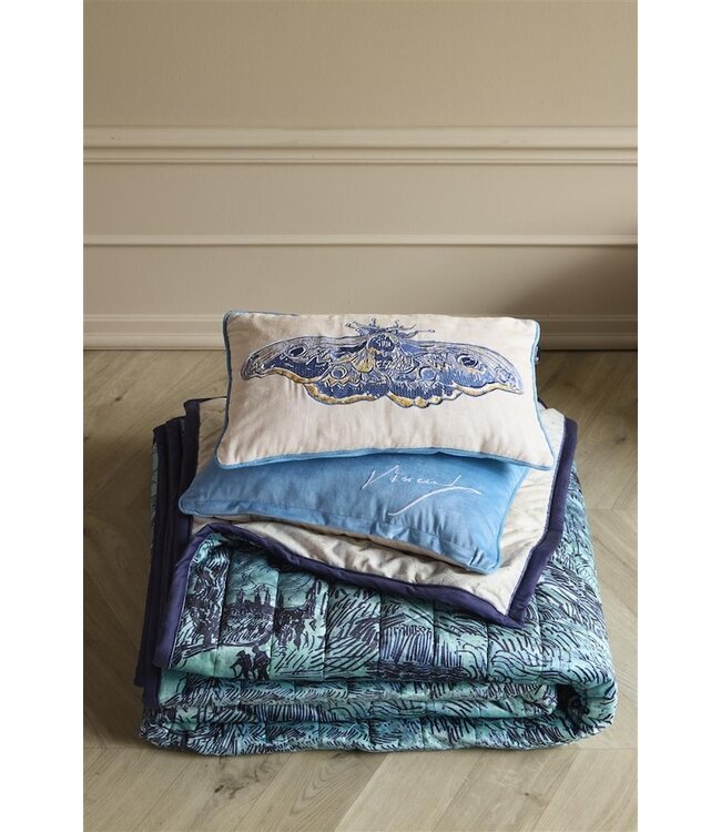 Beddinghouse x Van Gogh Museum Paon de Bonne Nuit Sierkussen Blauw