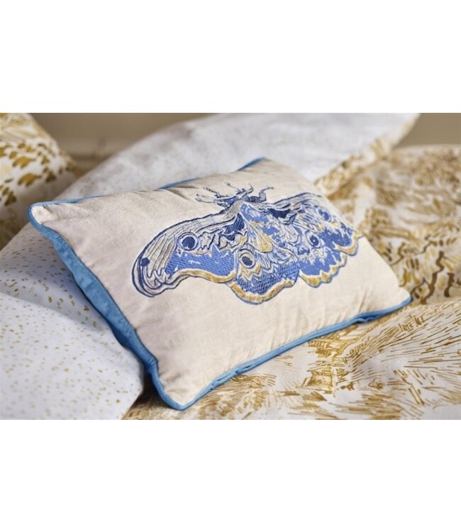 Beddinghouse x Van Gogh Museum Paon de Bonne Nuit Sierkussen Blauw