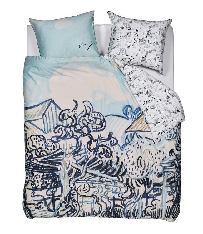 Beddinghouse x Van Gogh Museum Vieux Vignoble Blauw dekbedovertrek