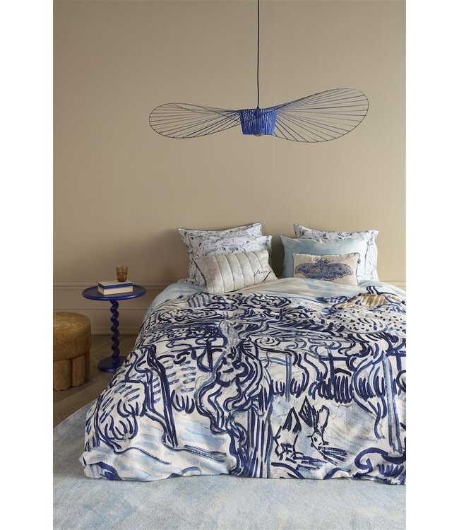 Beddinghouse x Van Gogh Museum Vieux Vignoble Blauw dekbedovertrek