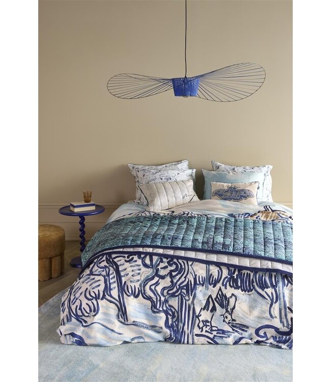 Beddinghouse x Van Gogh Museum Vieux Vignoble Blauw dekbedovertrek