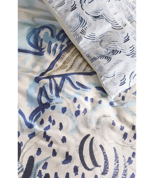 Beddinghouse x Van Gogh Museum Vieux Vignoble Blauw dekbedovertrek