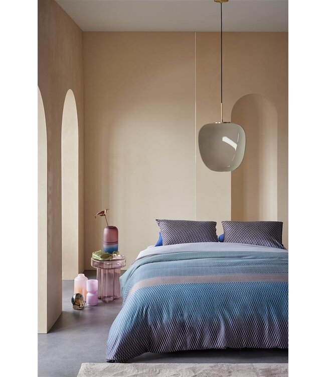 Kardol by Beddinghouse Sashiko Blue Grey dekbedovertrek