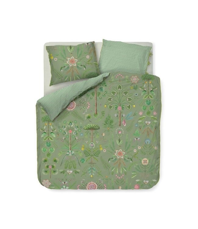 Pip Studio Bamboleo Groen dekbedovertrek