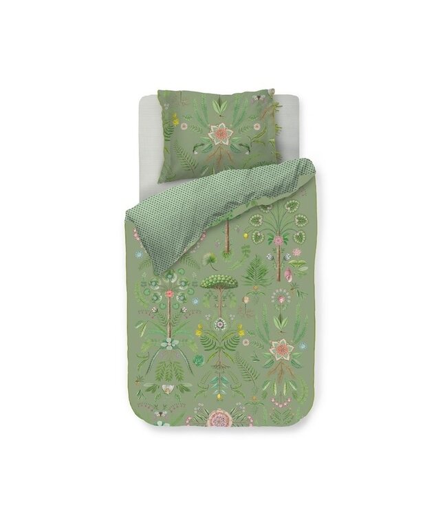 Pip Studio Bamboleo Groen dekbedovertrek