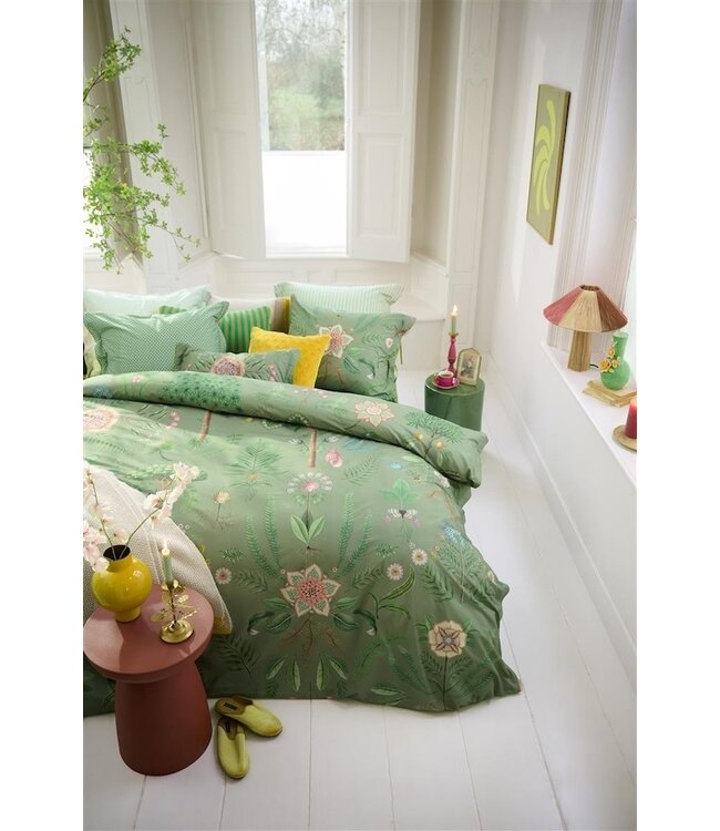 Pip Studio Bamboleo Groen dekbedovertrek