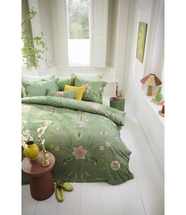 Pip Studio Bamboleo Groen dekbedovertrek