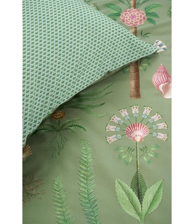 Pip Studio Bamboleo Groen dekbedovertrek