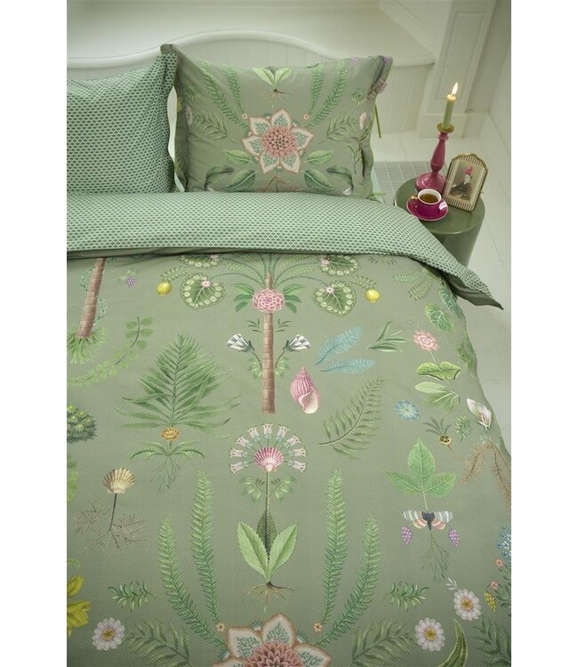 Pip Studio Bamboleo Groen dekbedovertrek