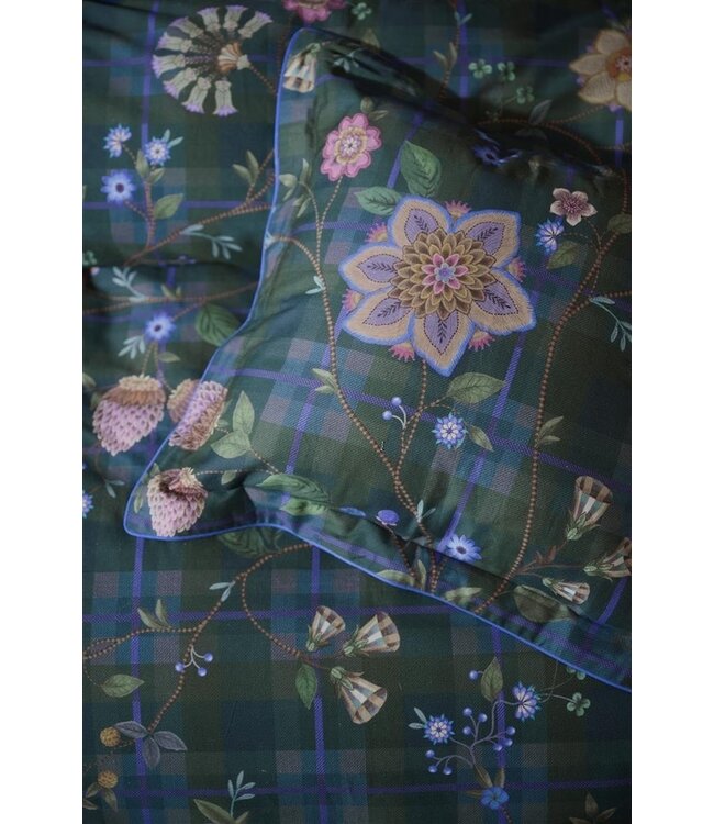 Pip Studio Flores Felices Donkerblauw dekbedovertrek